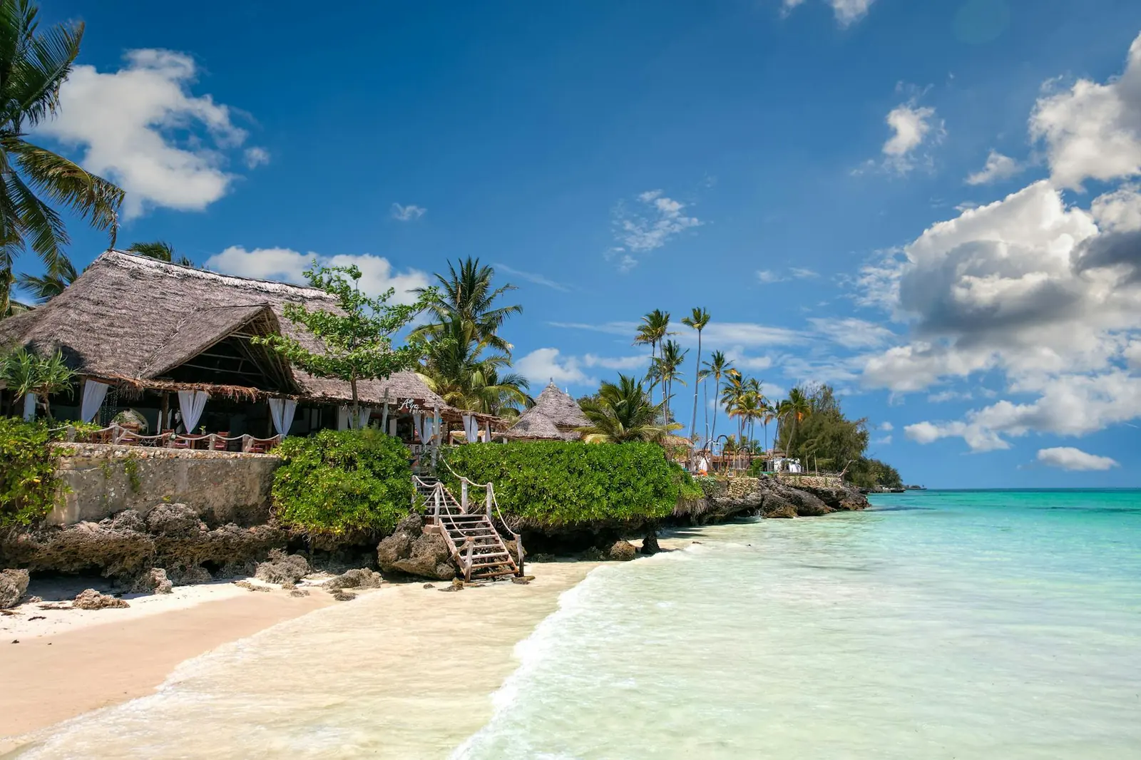 Zanzibar beachfront villas